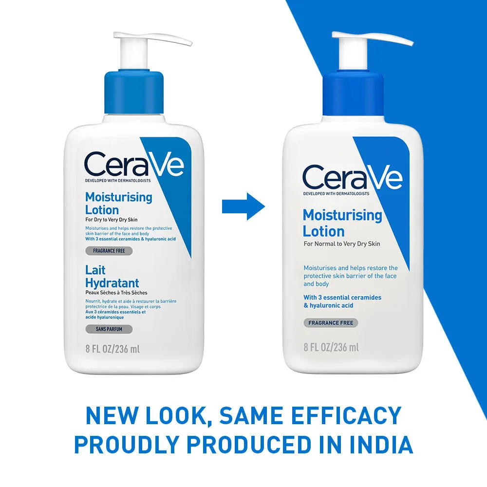 CeraVe Moisturizing Body Lotion for Normal to Dry skin with Ceramides, Dermatologist recommended