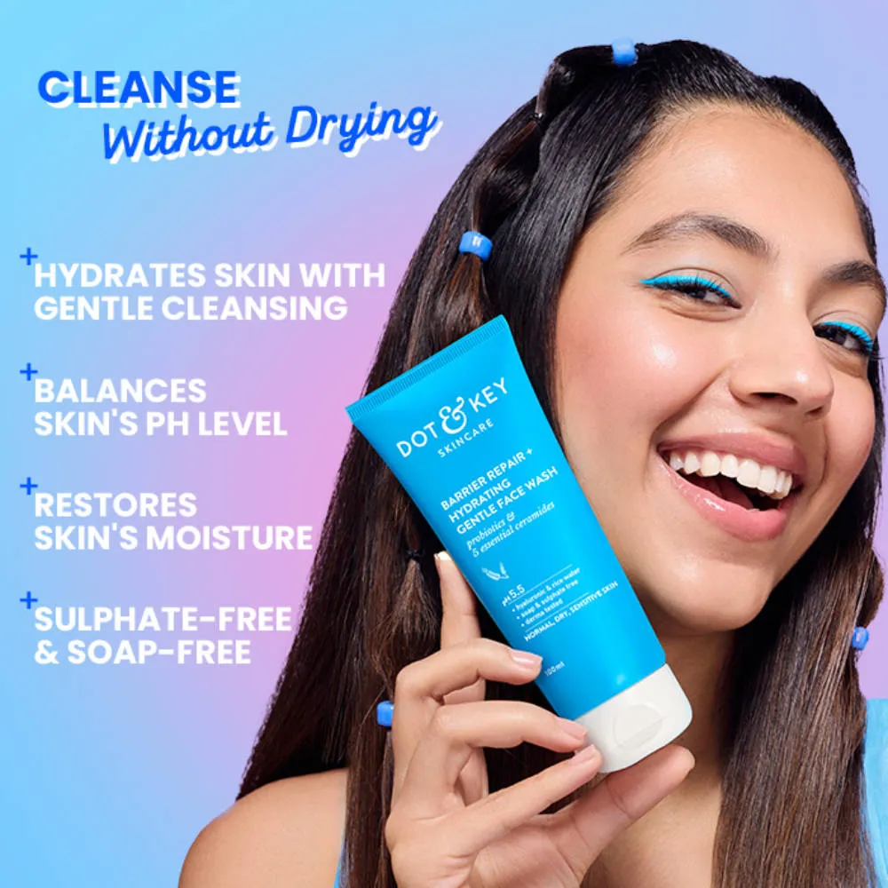 Dot & Key Barrier Repair Hydrating Gentle Face Wash - Pack of 2