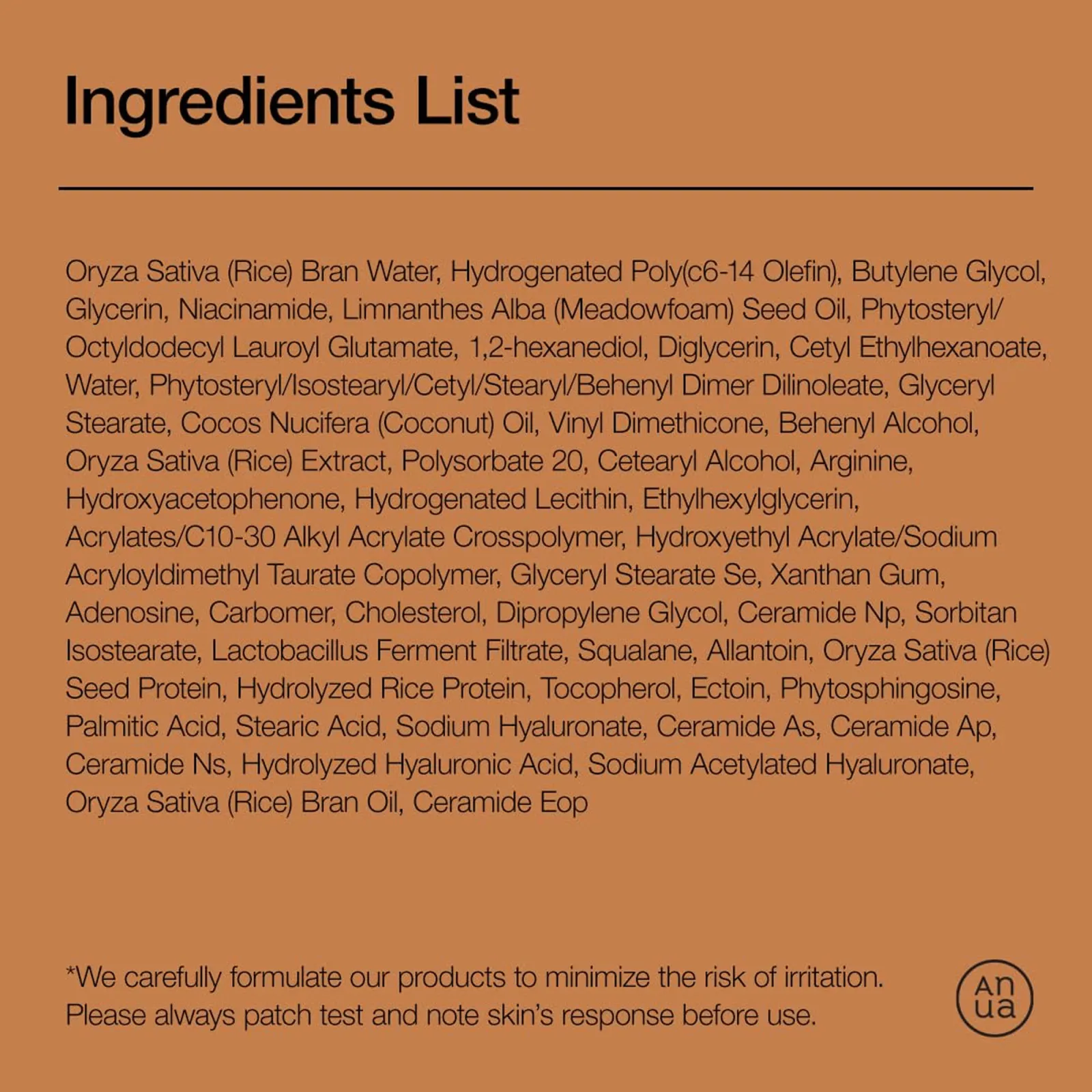 Anua Rice 70 Intensive Moisturizing Milk with Niacinamide & Ceramide Brightens Dull Skin