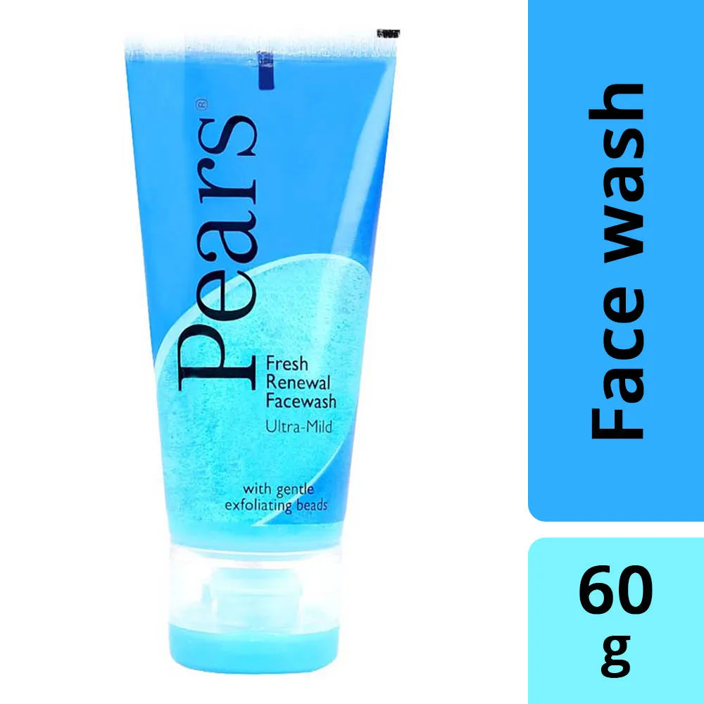 Pears Pure & Gentle Ultra Mild Facewash + Ultra Mild Fresh Renewal Facewash