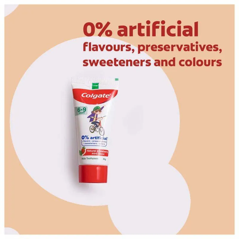 Colgate Toothpaste for Kids (6-9 years), Natural Strawberry Mint