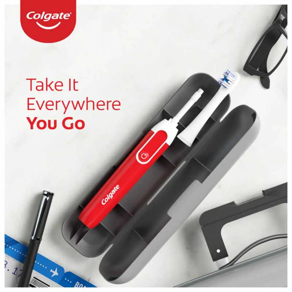 Colgate Visible White O2 Toothpaste Peppermint Sparkle & 500R Whitening Elec Toothbrush