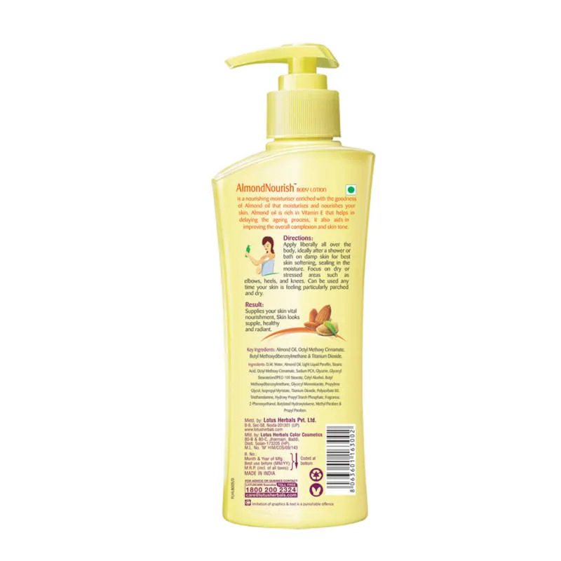 Lotus Herbals AlmondNourish Daily Nourishing Body Lotion SPF 20
