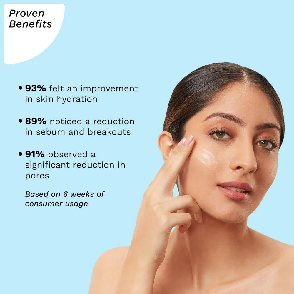 Pilgrim Oil-Free Gel Moisturiser With Hyaluronic Acid For Acne - Pack Of 2