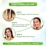 Mamaearth Rice Water Dewy Sunscreen For Tan Protection SPF 50 PA++++ view 6