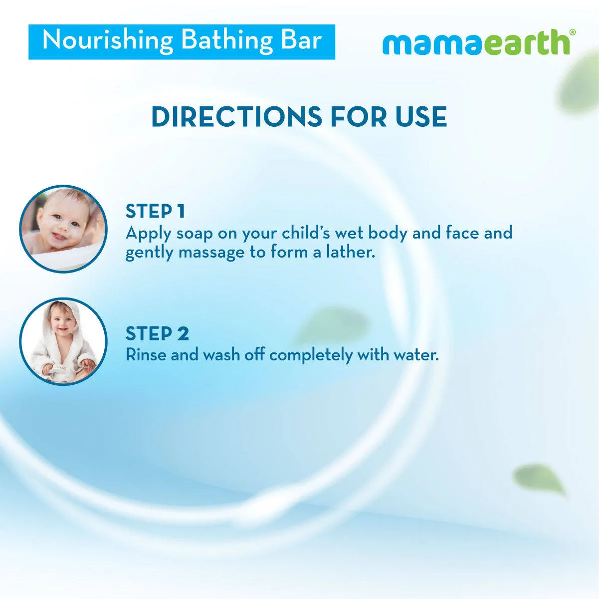 Mamaearth Nourishing Bathing Bar For Kids 2 Years