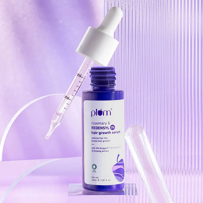 Plum Rosemary & 3% Redensyl Hair Growth Serum
