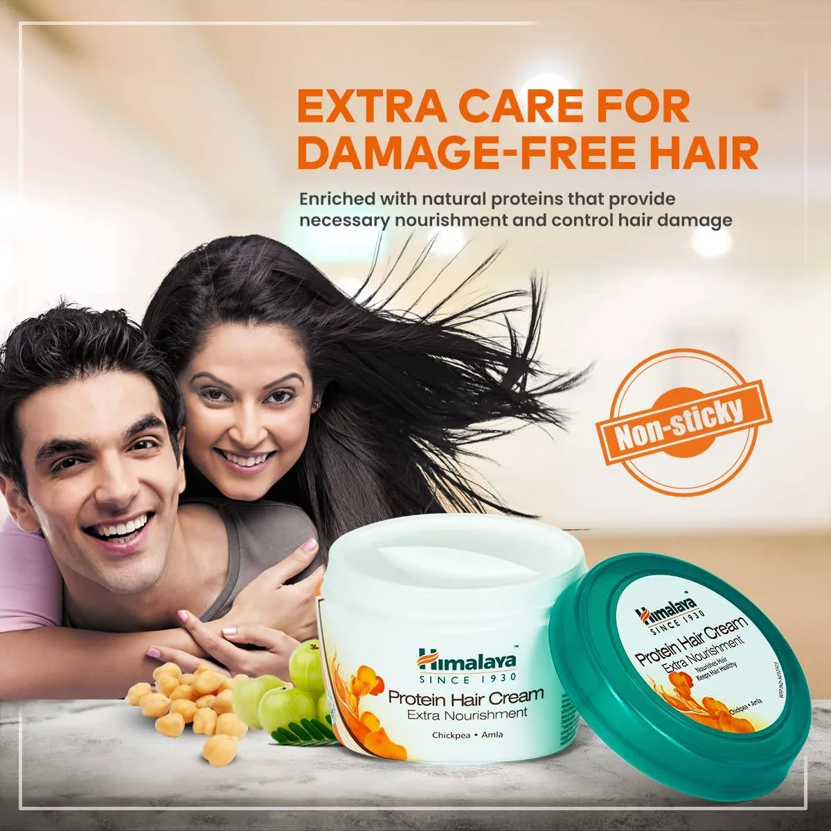 Himalaya Protein Hair Cream With Chickpea & Amla