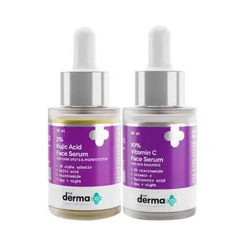 The Derma Co Pigmentation AM PM Regime Combo With Vitamin C(AM) And Kojic(PM)