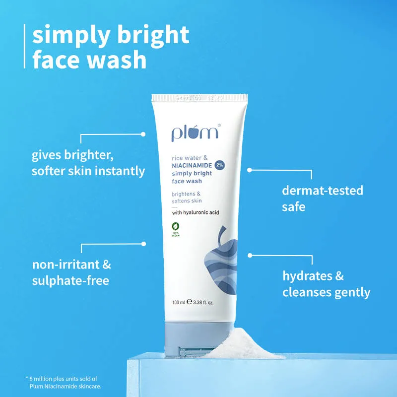 Plum Niacinamide CSMS for Brightening & Hydrated Skin Tightens Pore, Fades Blemishes & Hydrates