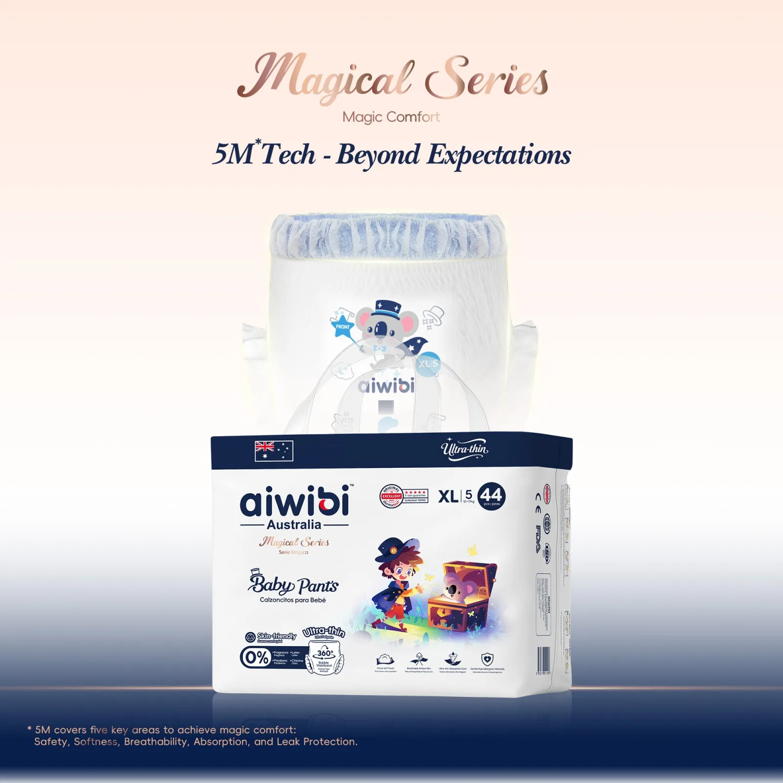 Aiwibi Magical Series Baby Pants Large Pack