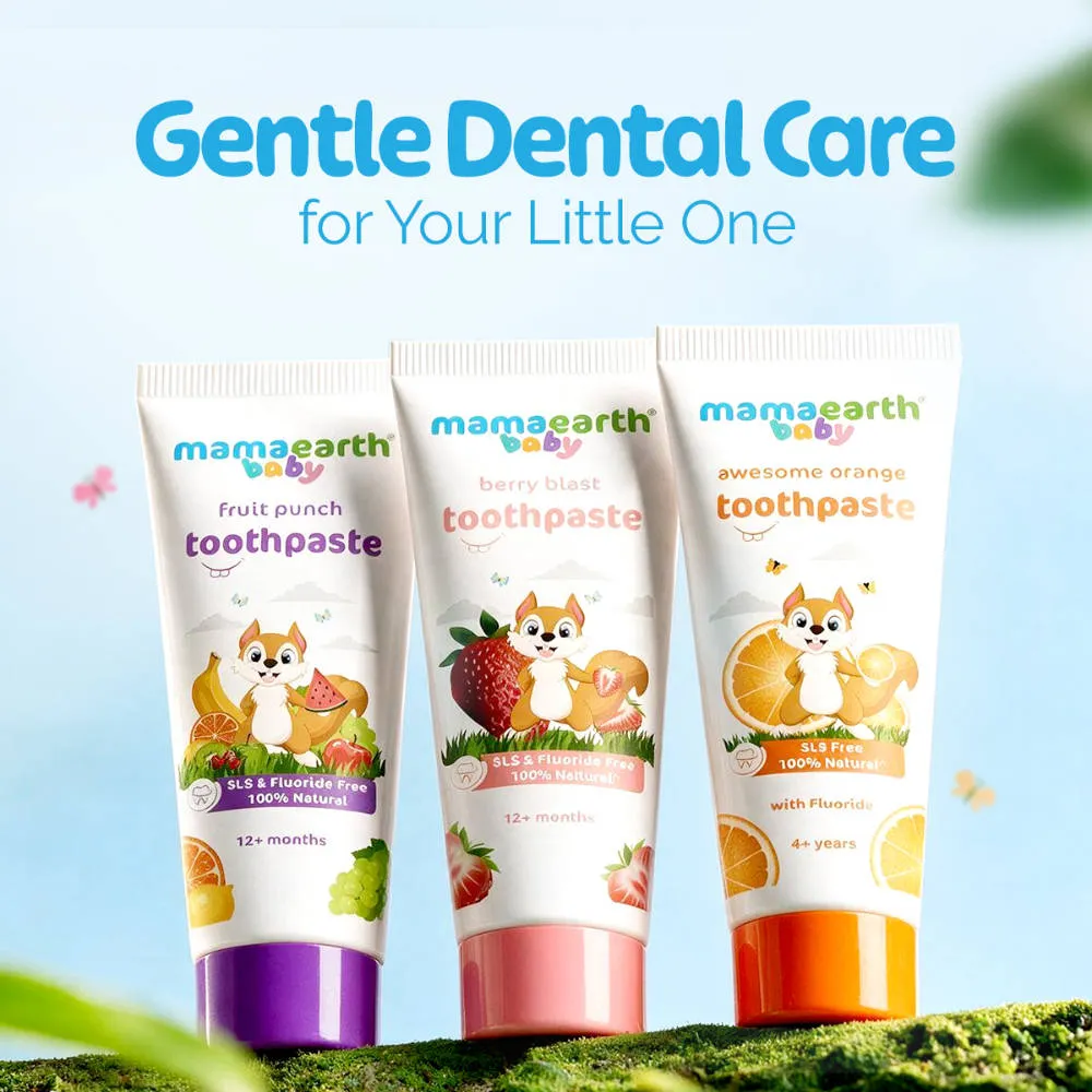 Mamaearth 100% Natural Berry Blast Kids Toothpaste
