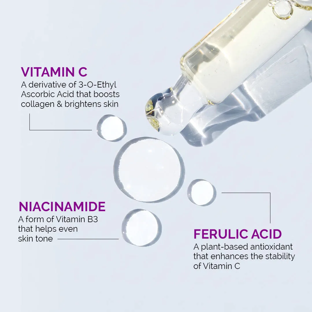 The Derma Co 10% Vitamin C Face Serum Reduces Pigmentation & Glowing Skin For All Skin Types