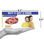 Lifebuoy Lemon Fresh Bathing Soap Refreshing Bathing Soap With Freshness Of Lemon (Buy 5 Get 2 Free) view 6