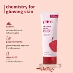 Plum Saffron & Papaya Glow Bright Gel Face Wash For Daily Use - Fights Dullness & Evens Skin Tone view 4