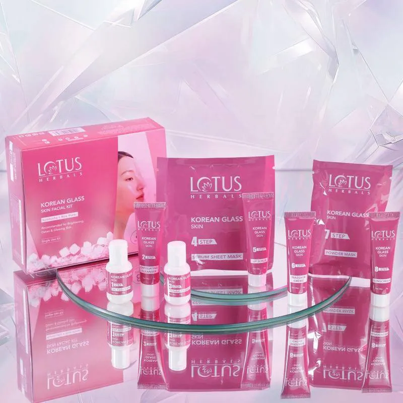 Lotus Herbals Korean Glass Skin Facial Kit