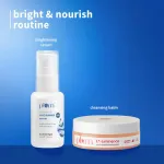Plum E-Luminence Cleansing Balm and 10% Niacinamide Brightening Face Serum with Rice Water view 4