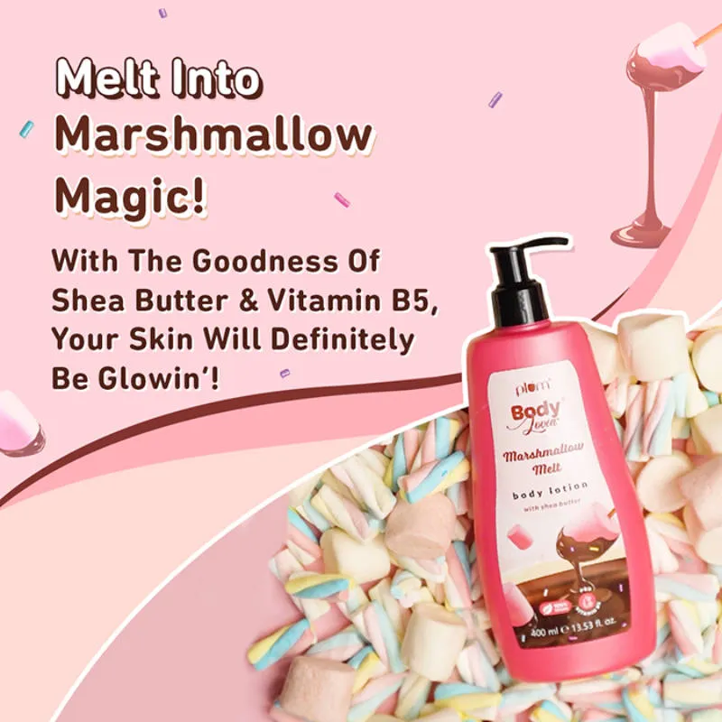 Plum BodyLovin' Marshmallow Melt Body Lotion With Shea Butter & Vitamin B5 - Pack Of 2