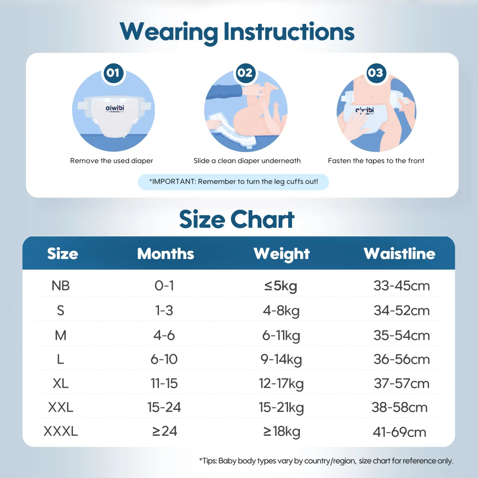 Aiwibi Comfy Guard Baby Diapers