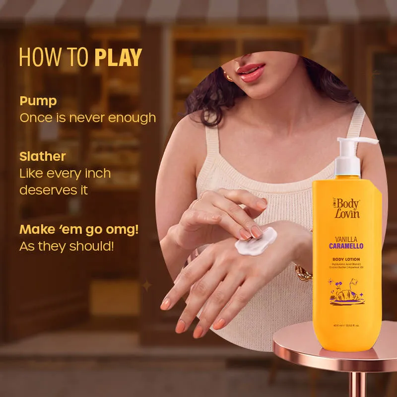 Plum BodyLovin Vanilla Caramello Bestselling Body Lotion for Dry, Normal & All Skin type