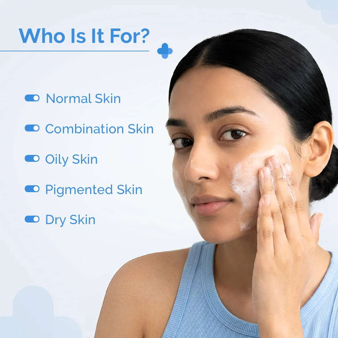 The Derma Co 1% Kojic Acid Face Wash With Niacinamide For Dark Spots & Pigmentation - Pack Of 2