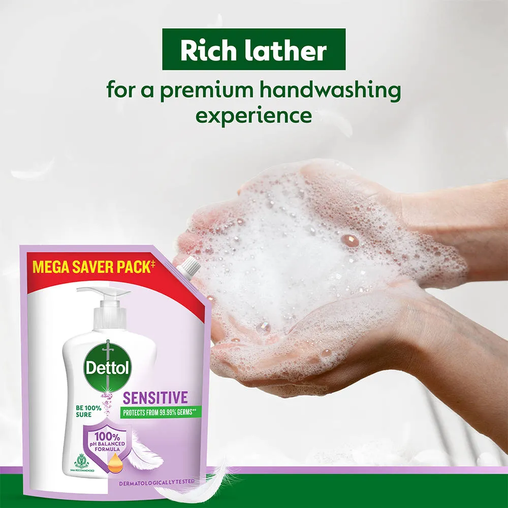 Dettol pH-Balanced Liquid Handwash Refill, Skincare - 1.35Liter