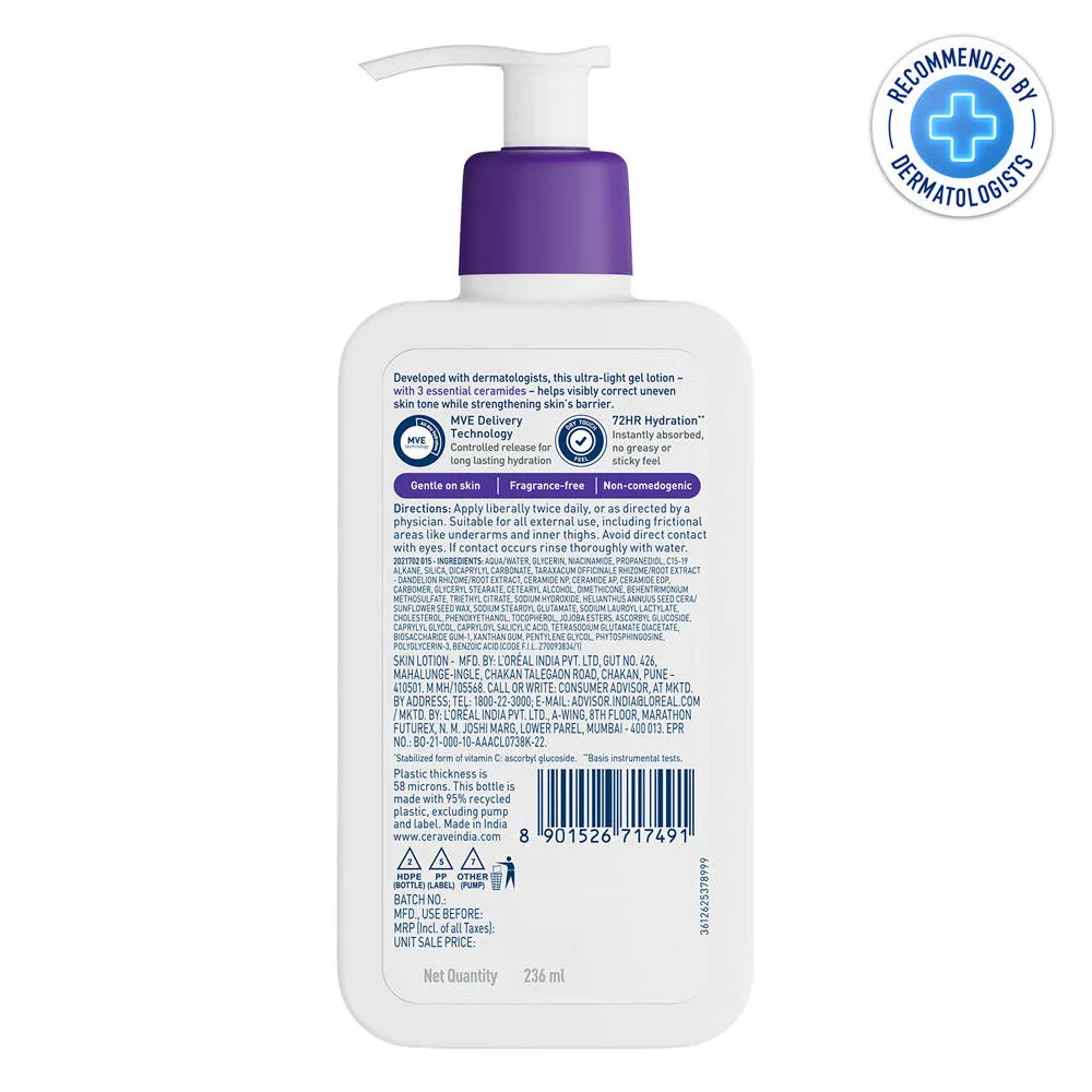 CeraVe Brightening Vitamin C Lotion For Dull, Uneven Skin & Dark Spots, For Face & Body