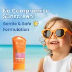 Lotus Herbals Safe Sun Kids Sunscreen Cream - Sensitive Skin Formula, SPF 25, Non Greasy view 4