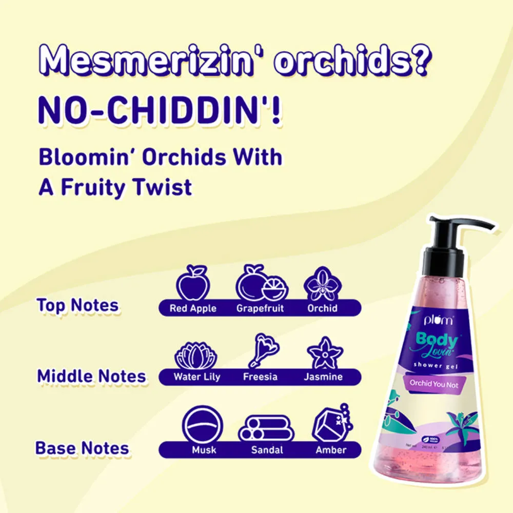 Plum BodyLovin' Orchid-You-Not Shower Gel - Pack Of 2