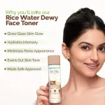 Mamaearth Rice Water Dewy Face Toner with 4% Niacinamide for Glass Skin and All Skin Types view 4