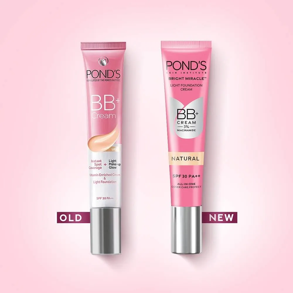Pond's Ponds Bb+ Cream Instant Spot Coverage + Light Make-up Glow Natural