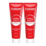 Colgate Visible White Toothpaste Teeth Whitening Saver Pack view 2