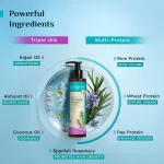 Pilgrim Anti Hair fall Trio Range Spanish rosemary water, Shampoo & Condtioner view 2