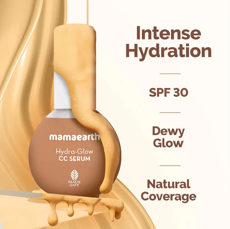 Mamaearth Hydra-glow Cc Serum With Vitamin C & Hyaluronic Acid