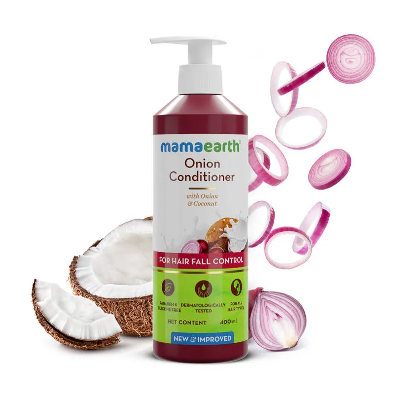 Mamaearth Onion Conditioner With Onion & Coconut For Hair Fall Control