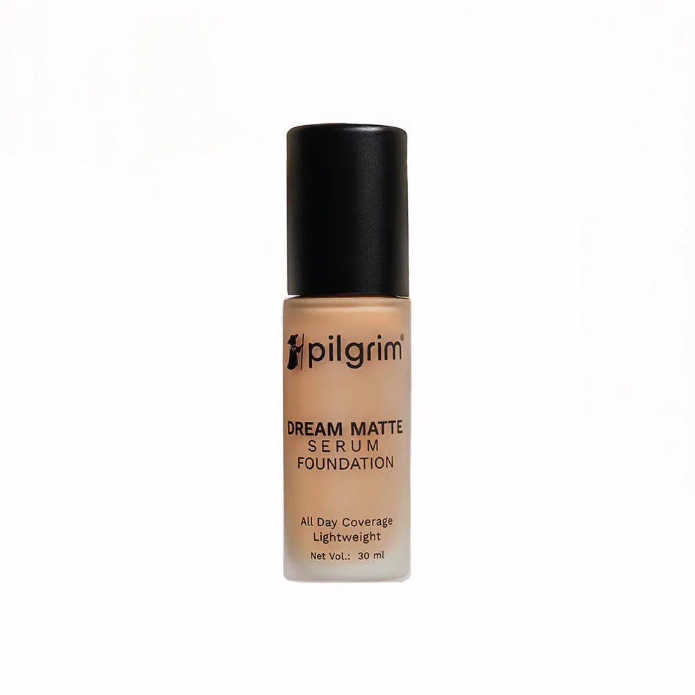 Pilgrim Dream Matte Serum Foundation Hydra-Light Finish with Hyaluronic Acid