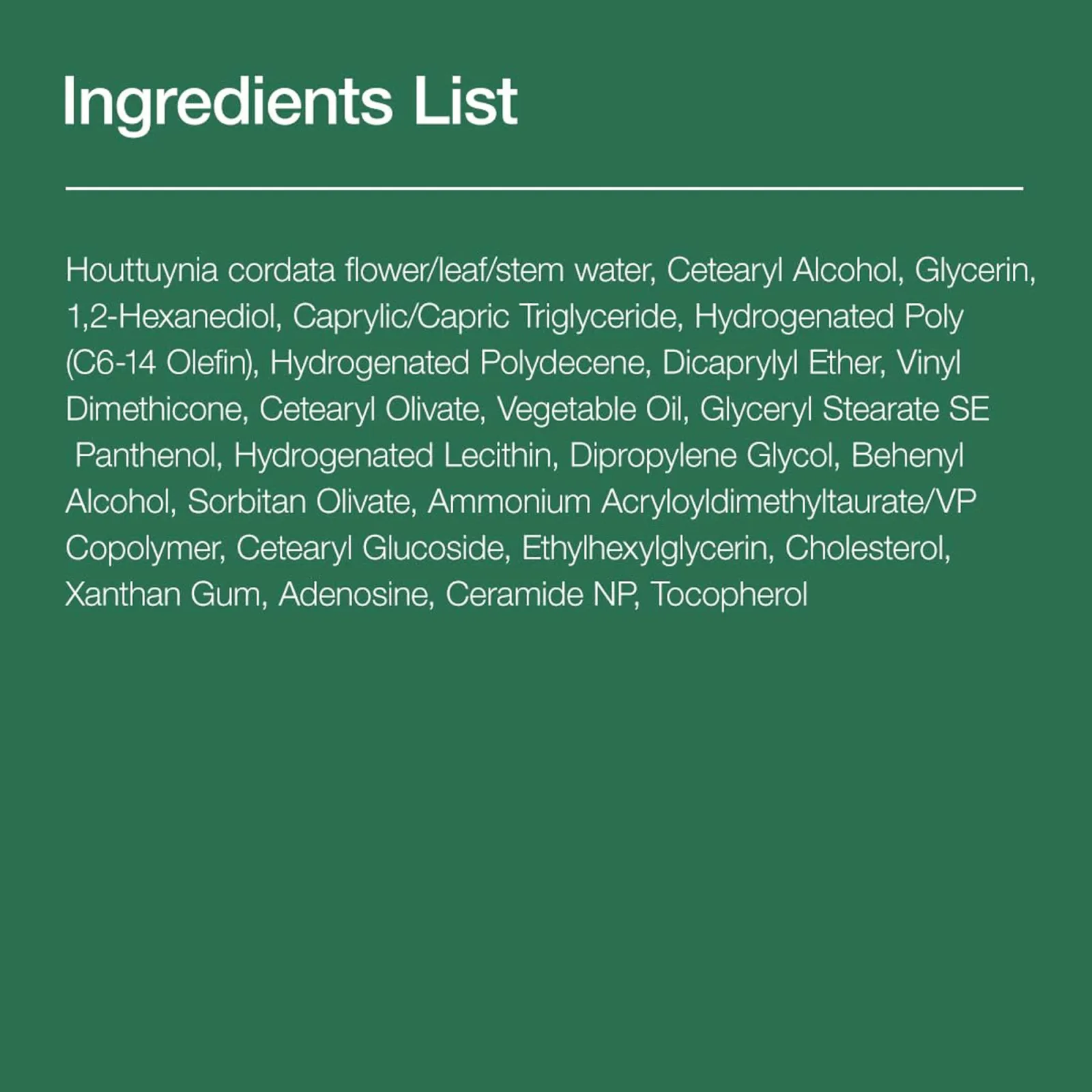Anua Heartleaf 70 Intense Calming Cream with Ceramide & Panthenol for Skin Barrier Repair