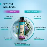 Pilgrim Spanish Rosemary & Biotin Anti Hairfall Control Shampoo Reduce Hairfall Upto 95% Strong Hair view 5
