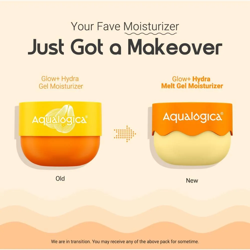 Aqualogica Glow+ Hydra Gel Moisturizer With Papaya & Vitamin C For 24 Hour Intense Hydration