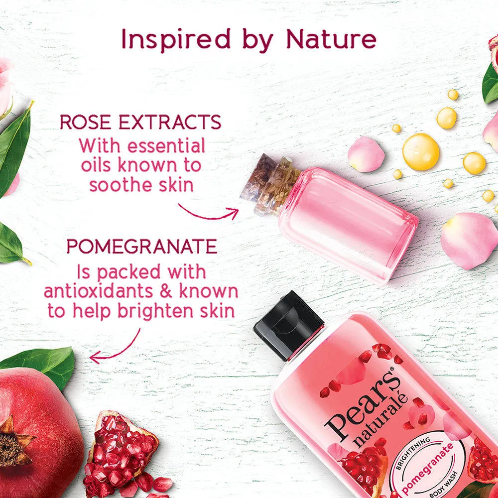 Pears Naturale Detoxifying Aloevera + Brightening Pomegranate Bodywash Combo