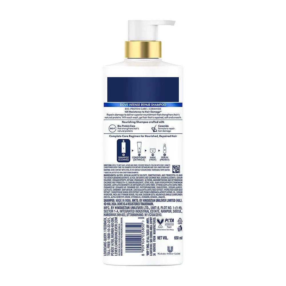 Dove Intense Repair Shampoo For Dry & Damaged Hair
