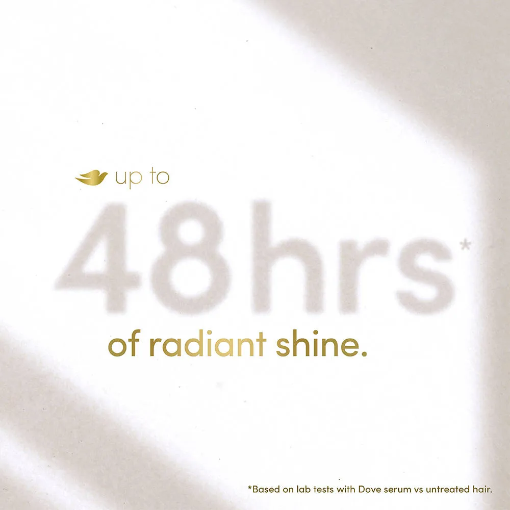 Dove Radiant Shine + UV Protect Hair Serum For Dry & Frizzy Hair