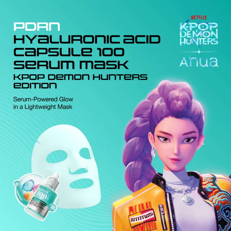 Anua PDRN Hyaluronic Acid Capsule 100 Serum Mask - K-Pop Demon Hunters Special Edition