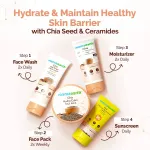 Mamaearth Chia Hydra Calm Face Pack Niacinamide & Ceramides for Hydration, Glow & Skin Brightening view 6