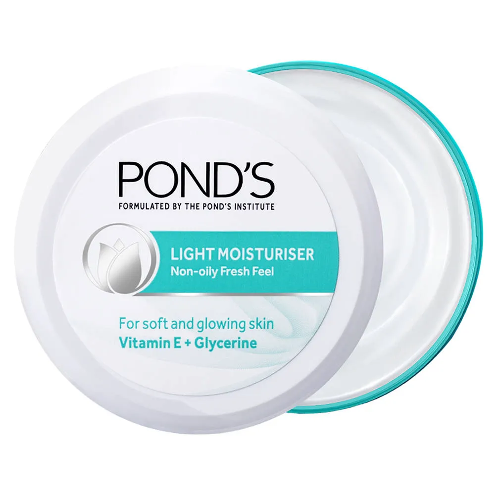 Pond's Ponds Light Moisturiser Non-Oily Fresh Feel With Vitamin E + Glycerine
