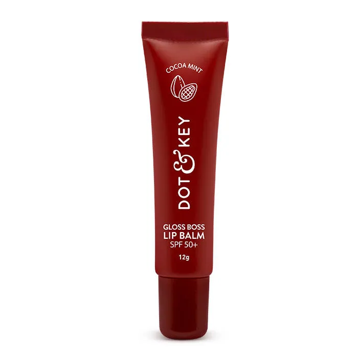 DOT & KEY GLOSS BOSS LIP BALM VITAMIN C + E SPF 50 CARAMEL KISS - 12G