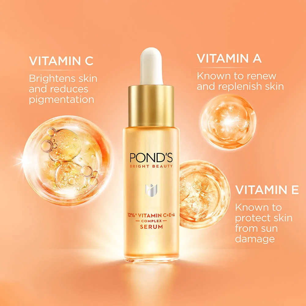Pond's Ponds Bright Beauty 12% Vitamin C+E+A Serum