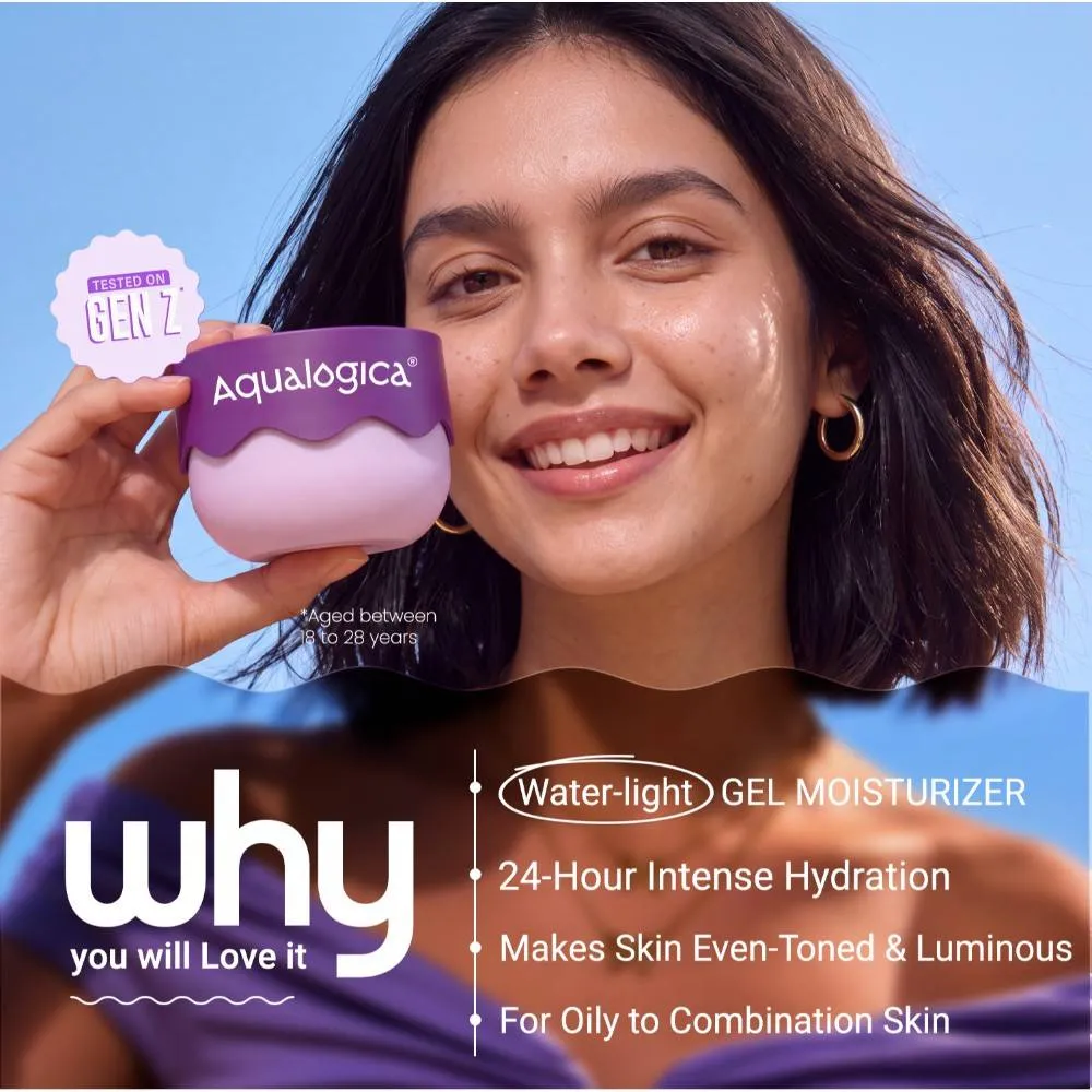 Aqualogica Illuminate + Hydra Gel Moisturizer With Alpha Arbutin For 24 Hour Intense Hydration