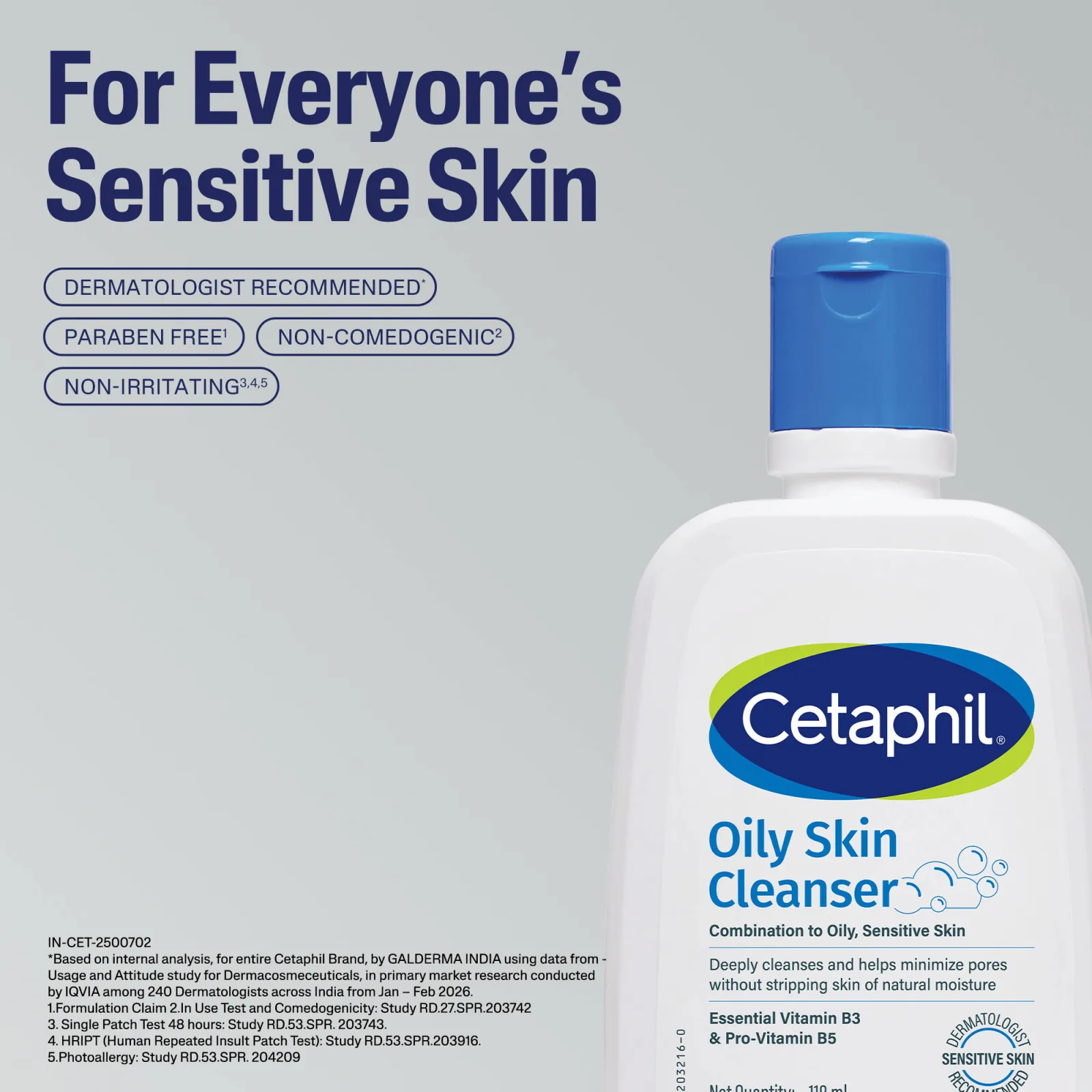 Cetaphil Oily Skin Cleanser - Cleanses & Removes Excess Oil For Combination, Oily Skin