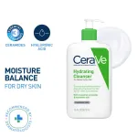 CeraVe Hydrating Cleanser Non-Foaming Face Wash for Dry Skin with Ceramides, Dermatologist Recommend view 29